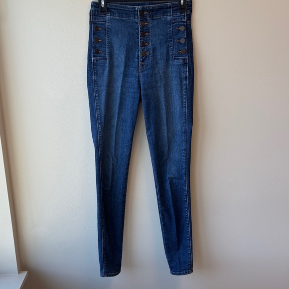 J Brand High Rise Blue Jeans 28 Natasha - Picture 1 of 8